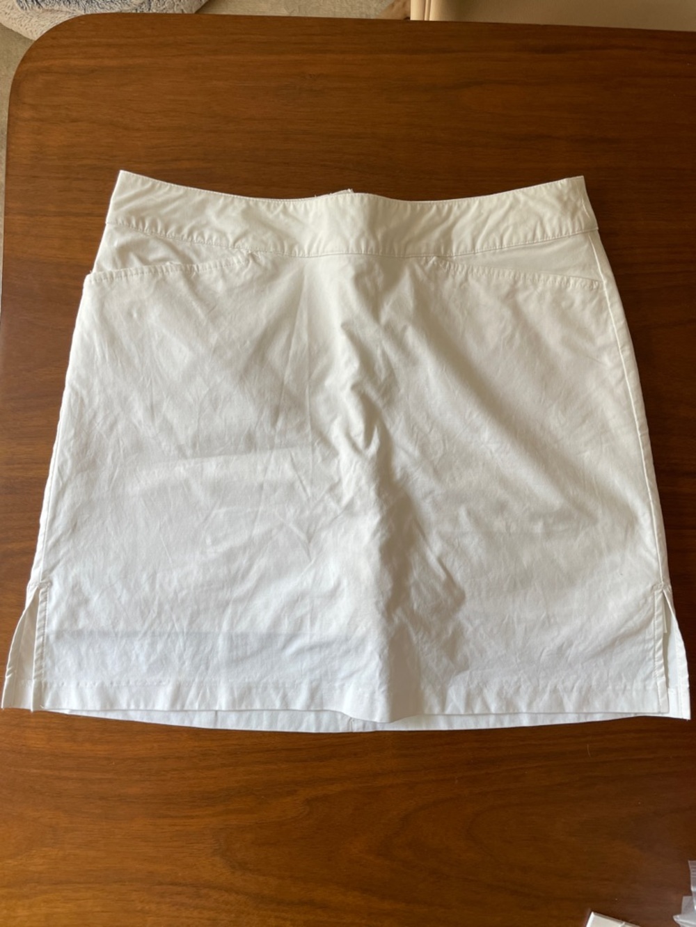 Lady Hagen Classic Creamy White Cotton Skort